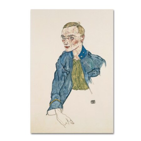 Trademark Fine Art Egon Schiele 'Lancecorporal' Canvas Art, 16x24 AA00488-C1624GG